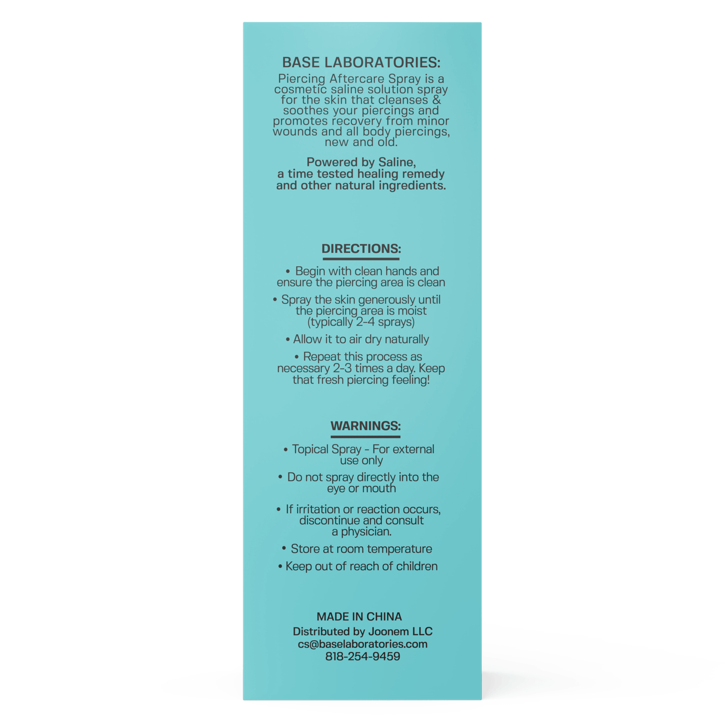 Piercing Aftercare Spray (4oz) Wholesale Wholesale Bundle Base Laboratories 