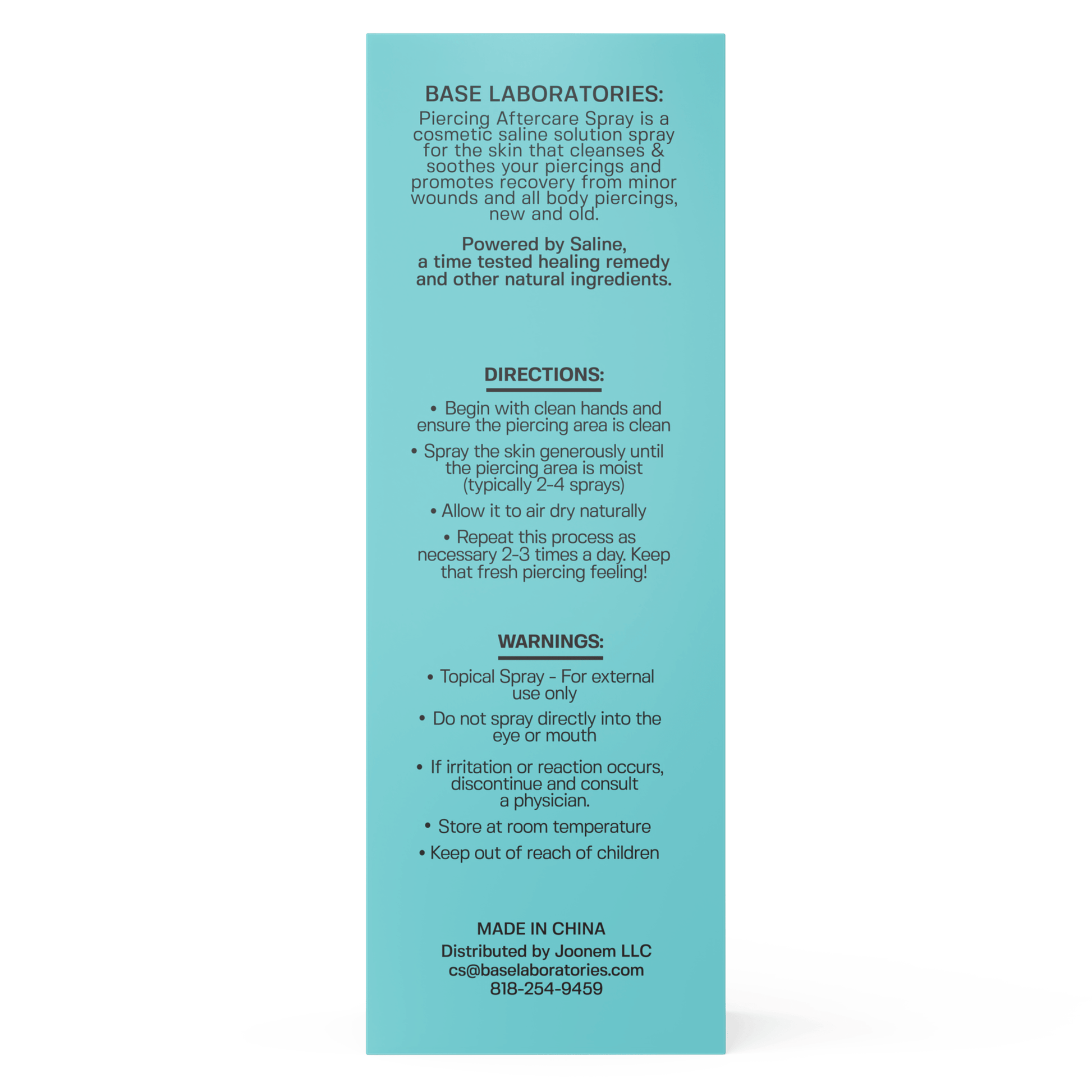 Piercing Aftercare Spray (4oz) Wholesale Wholesale Bundle Base Laboratories 
