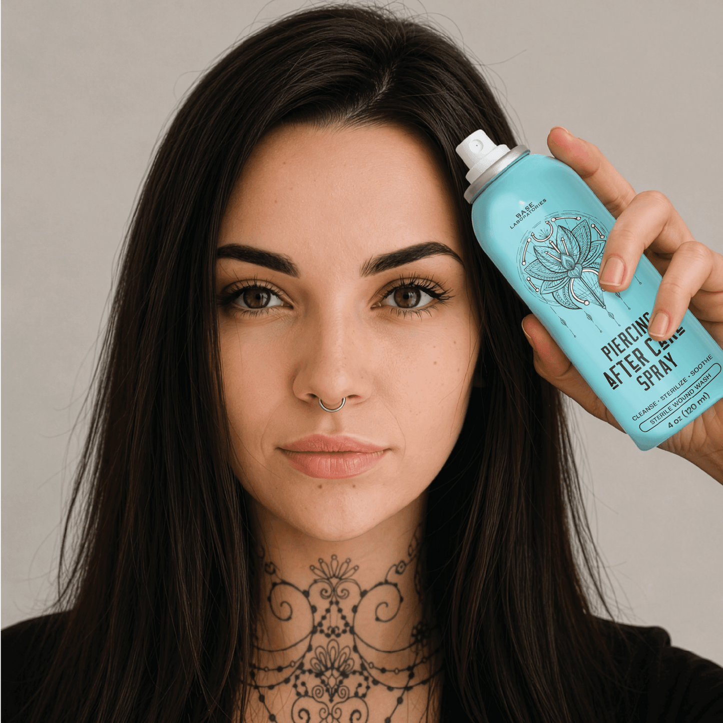 Piercing Aftercare Spray Topical Base Laboratories 