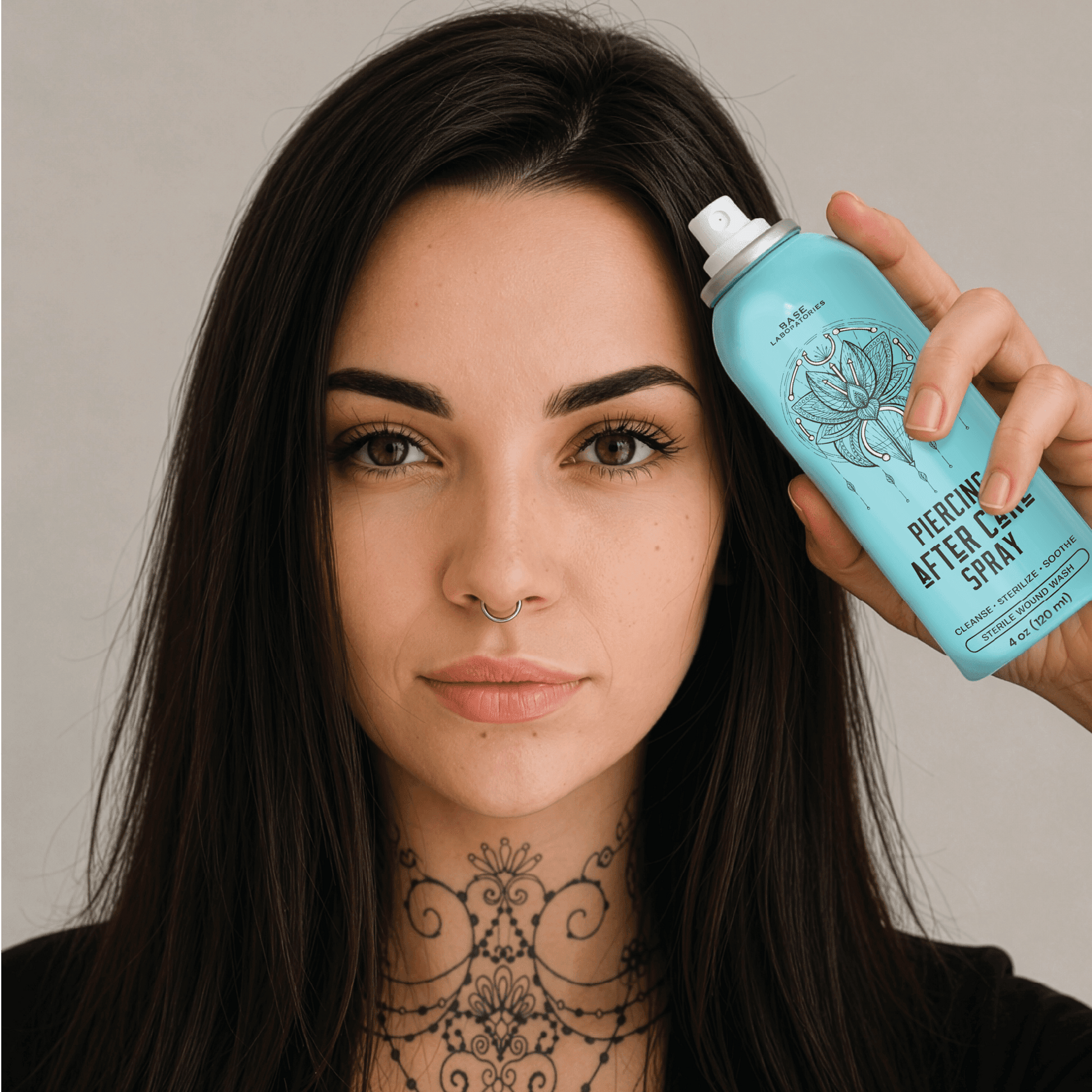Piercing Aftercare Spray Topical Base Laboratories 