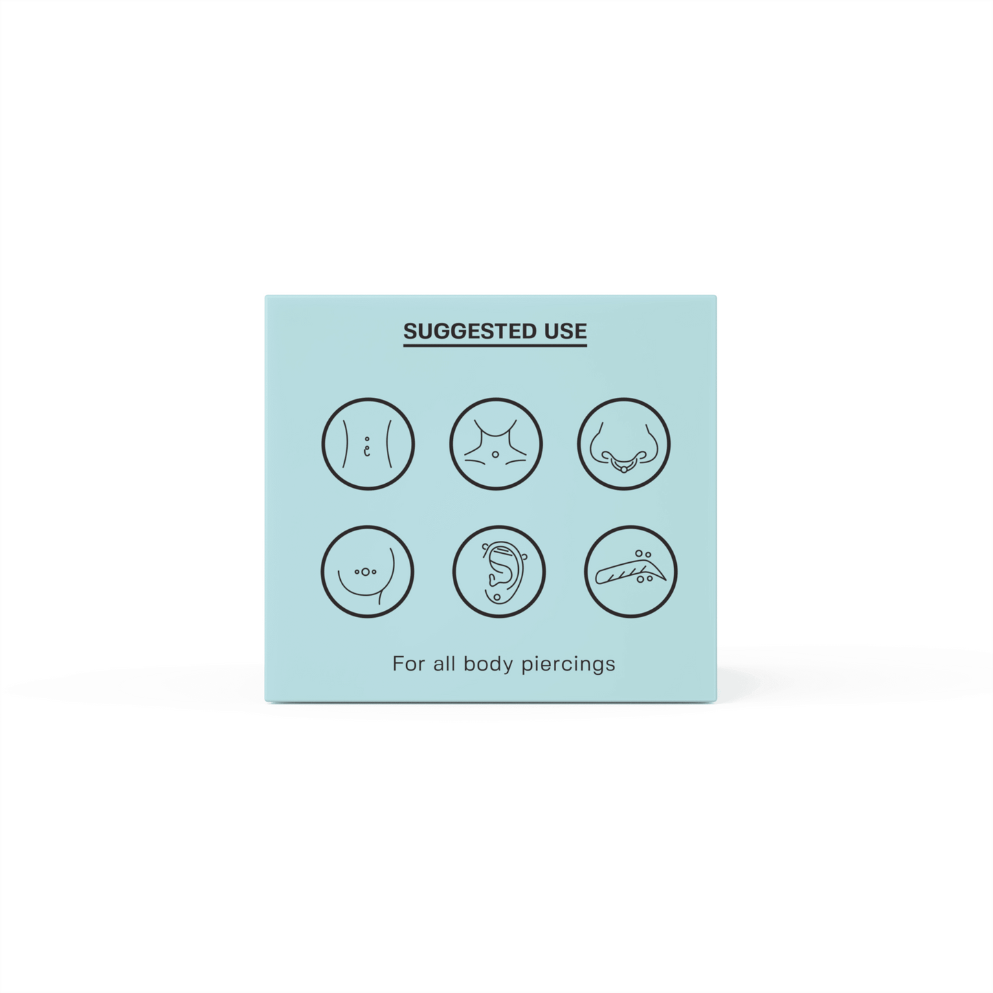 PIERCING AFTERCARE WIPES 75 CT- SOOTHES & CLEANSES FOR ALL PIERCING TYPES - 4OZ Topical baselaboratories 