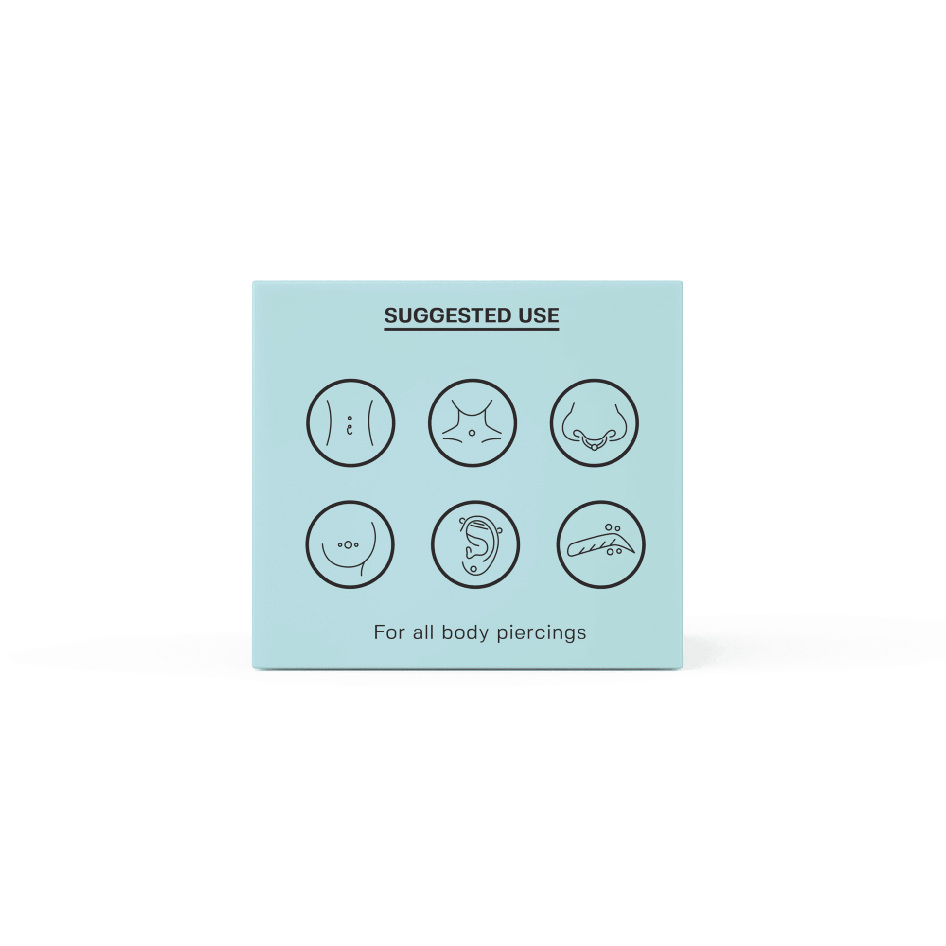 PIERCING AFTERCARE WIPES 75 CT- SOOTHES & CLEANSES FOR ALL PIERCING TYPES - 4OZ Topical baselaboratories 