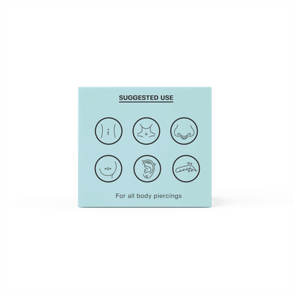 PIERCING AFTERCARE WIPES 75 CT- SOOTHES & CLEANSES FOR ALL PIERCING TYPES - 4OZ Topical baselaboratories 