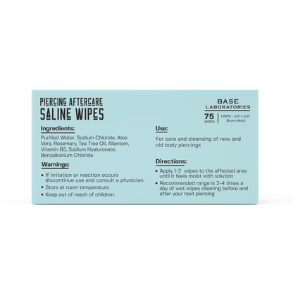 Piercing Aftercare Wipes Wholesale Pack Wholesale Bundle baselaboratories 