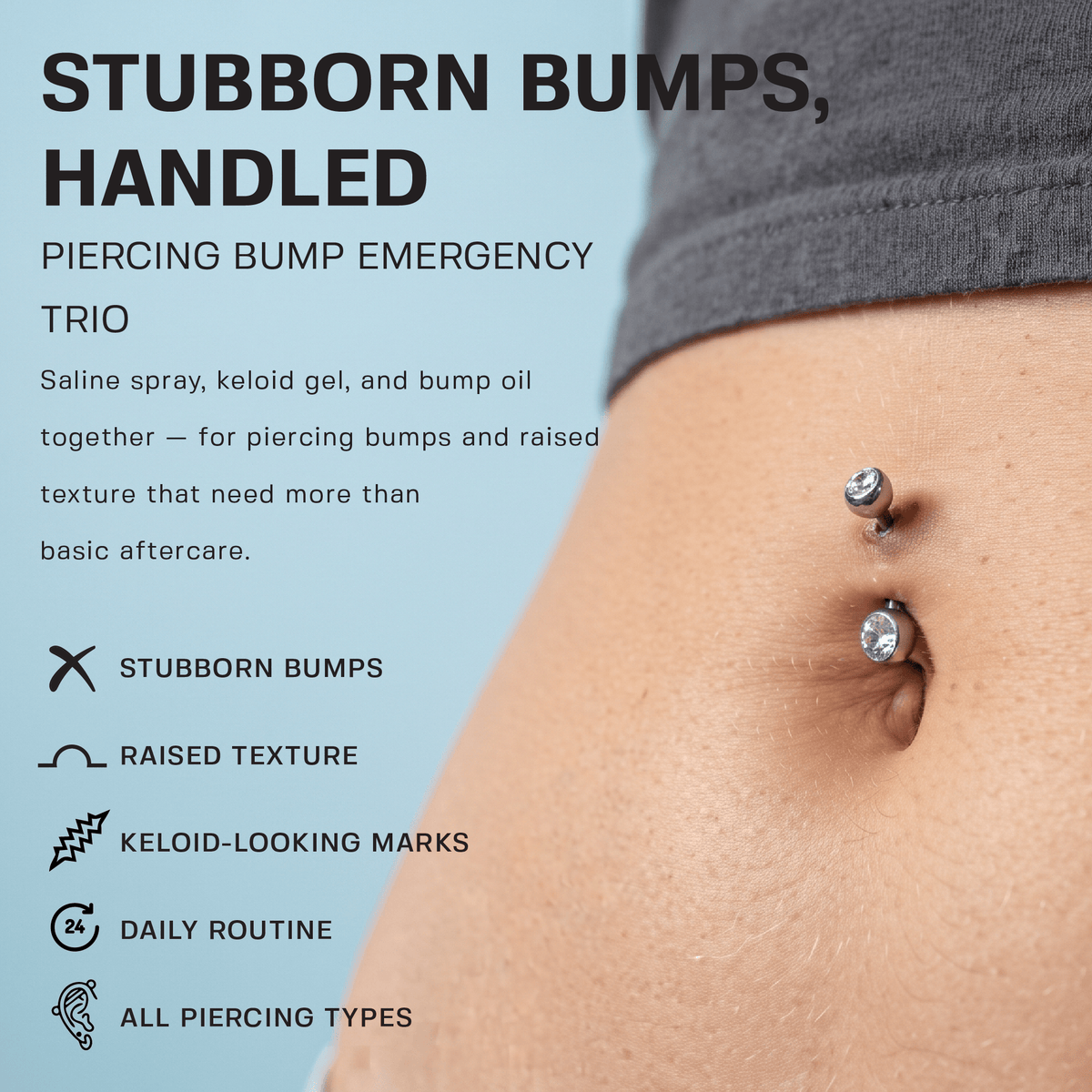 Piercing Bump Emergency Trio Bundle Base Laboratories 
