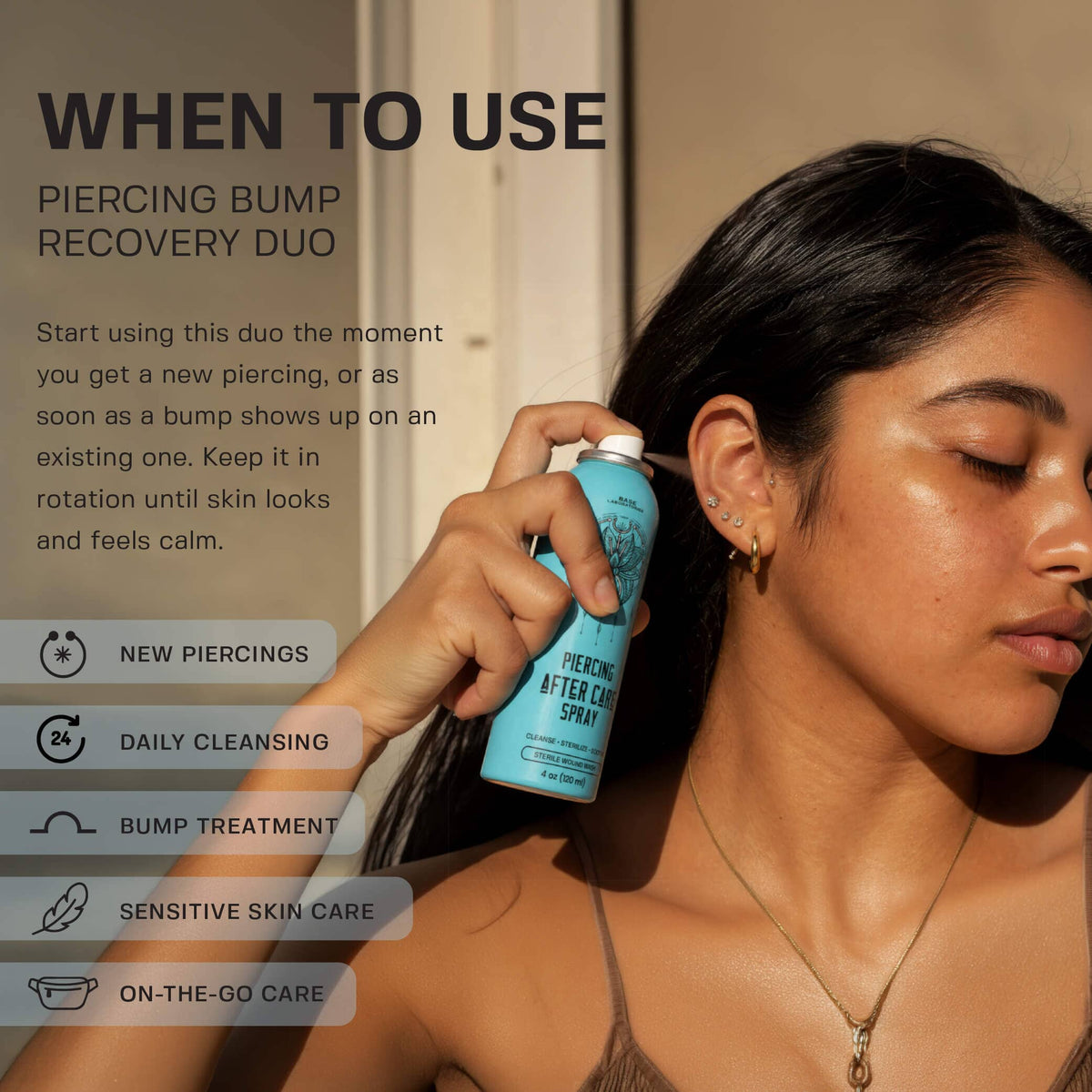 Piercing Bump Recovery Duo Bundle Base Laboratories 