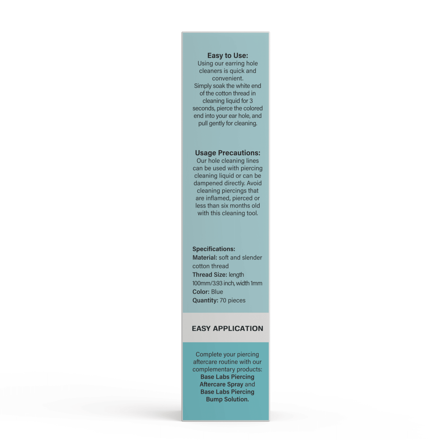 Piercing Hole Cleaner - Ear Floss Base Laboratories 