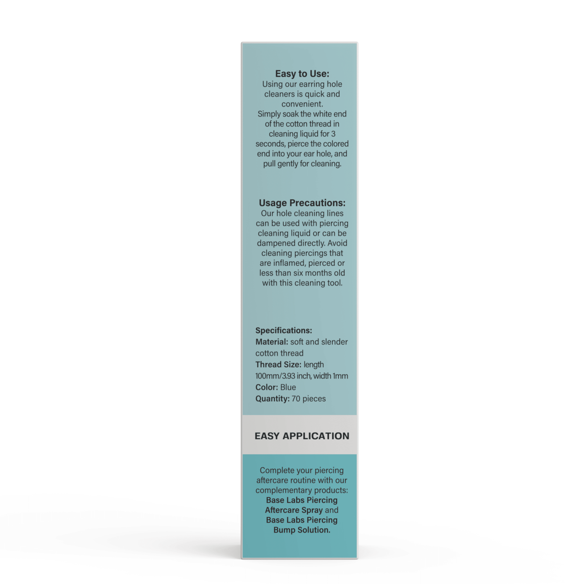 Piercing Hole Cleaner - Ear Floss Base Laboratories 