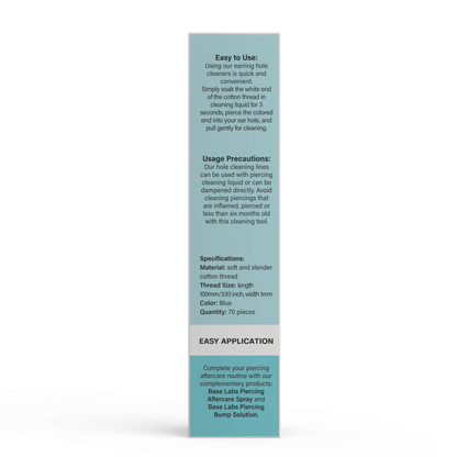 Piercing Hole Cleaner - Ear Floss Base Laboratories 
