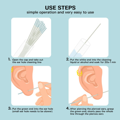 Piercing Hole Cleaner Ear Floss Piercing Base Laboratories 
