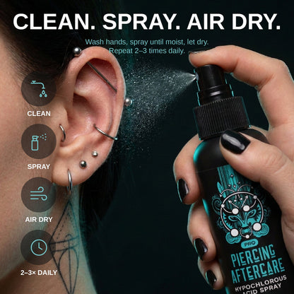Piercing Hypochlorous Acid Spray (8oz) — Wholesale Wholesale Bundle Base Laboratories 