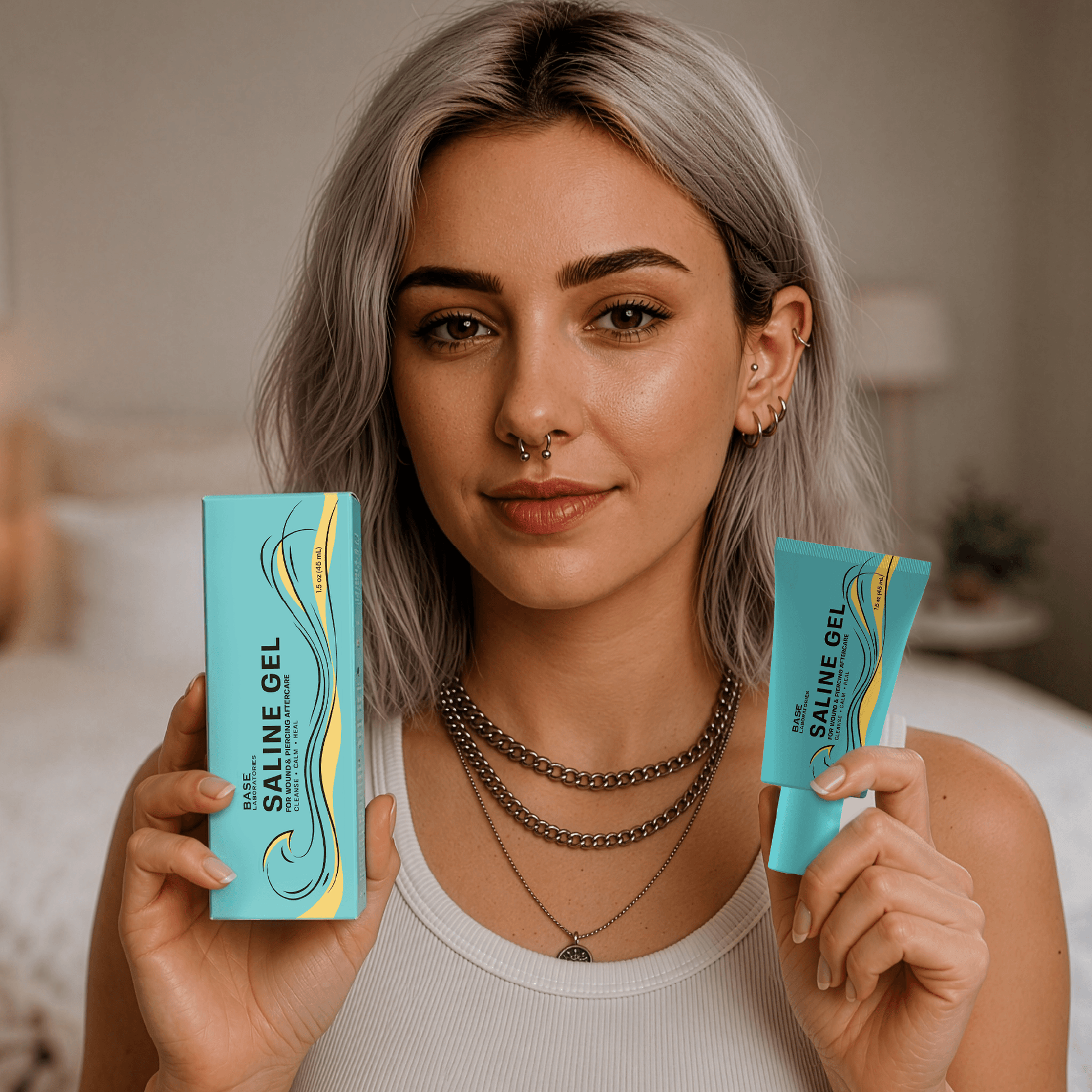 Saline Gel Piercing Base Laboratories 