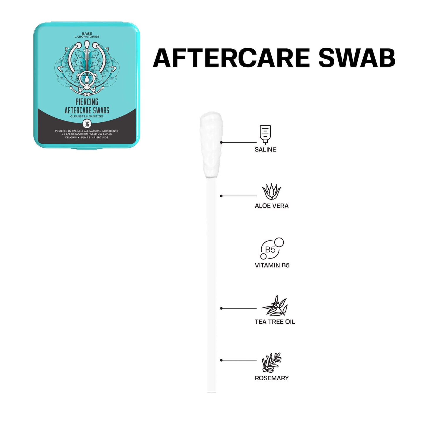 Ultimate Piercing Aftercare + Stretch Collection Bundle Base Laboratories 