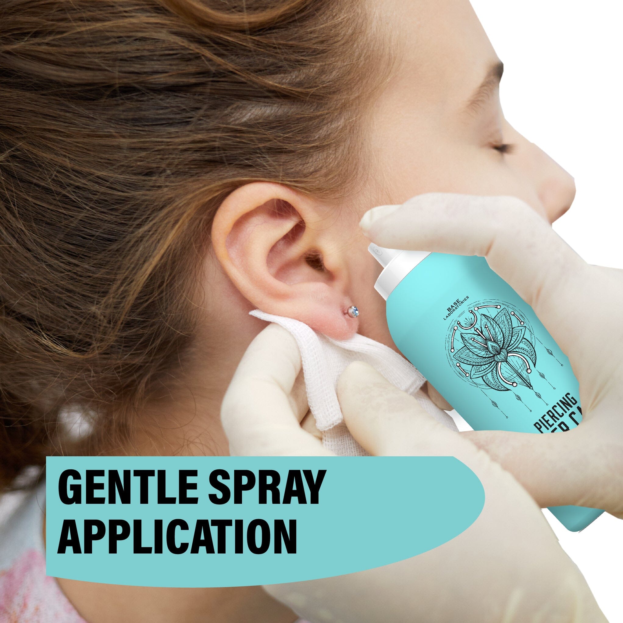 Piercing Aftercare Spray - 2 Pack - Piercing Cleaner Spray with Ear ...