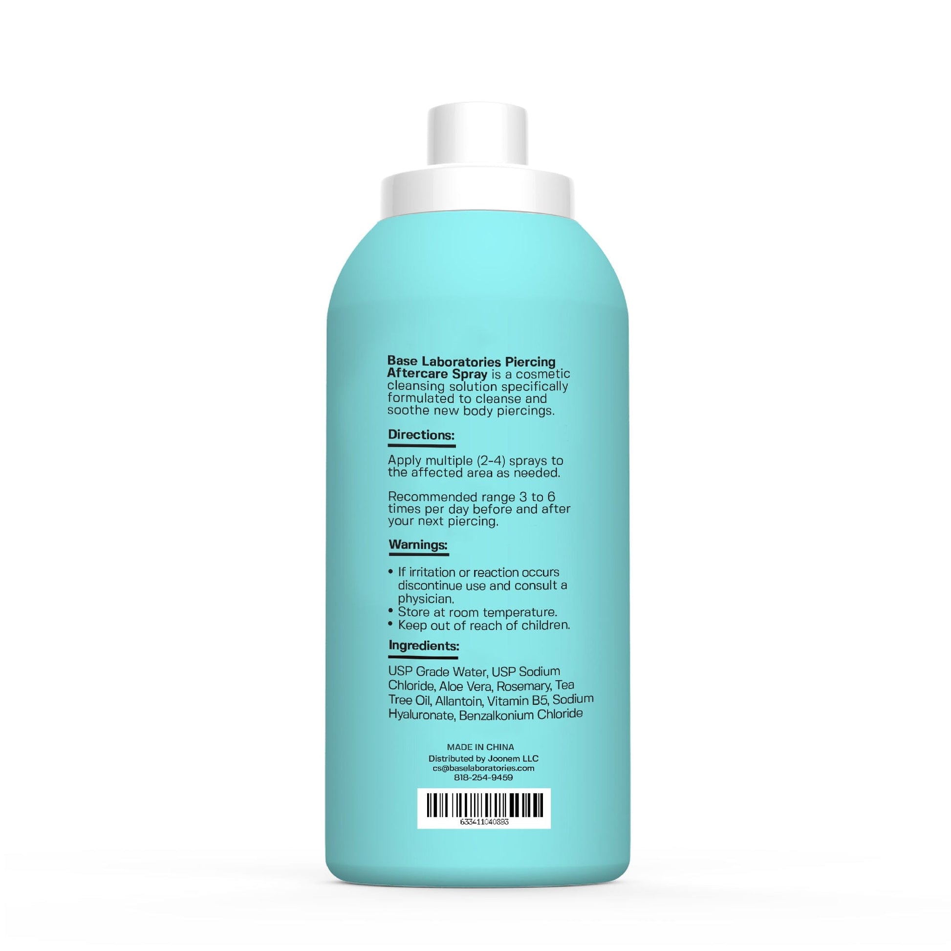 2 Pack - Piercing Aftercare Spray - Soothes & Cleanses All Piercing Types - 4oz Topical baselaboratories 