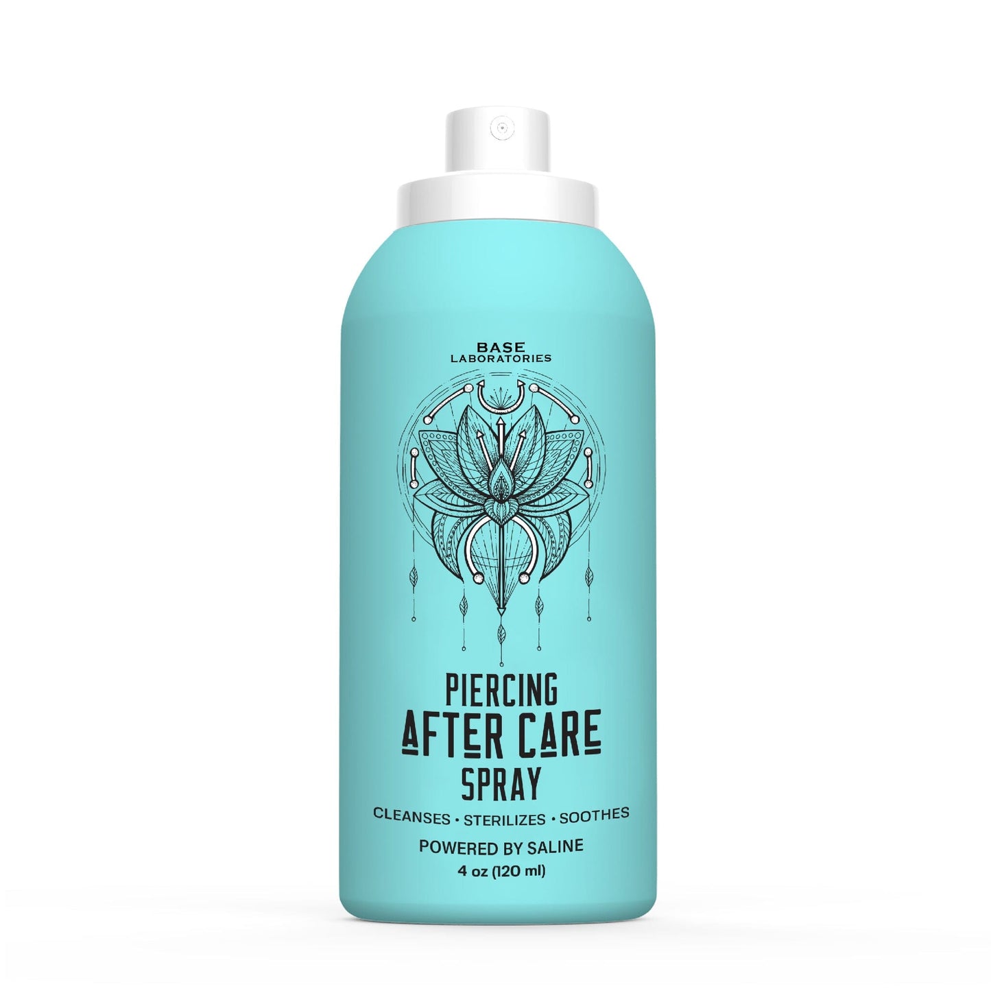 2 Pack - Piercing Aftercare Spray - Soothes & Cleanses All Piercing Types - 4oz Topical baselaboratories 