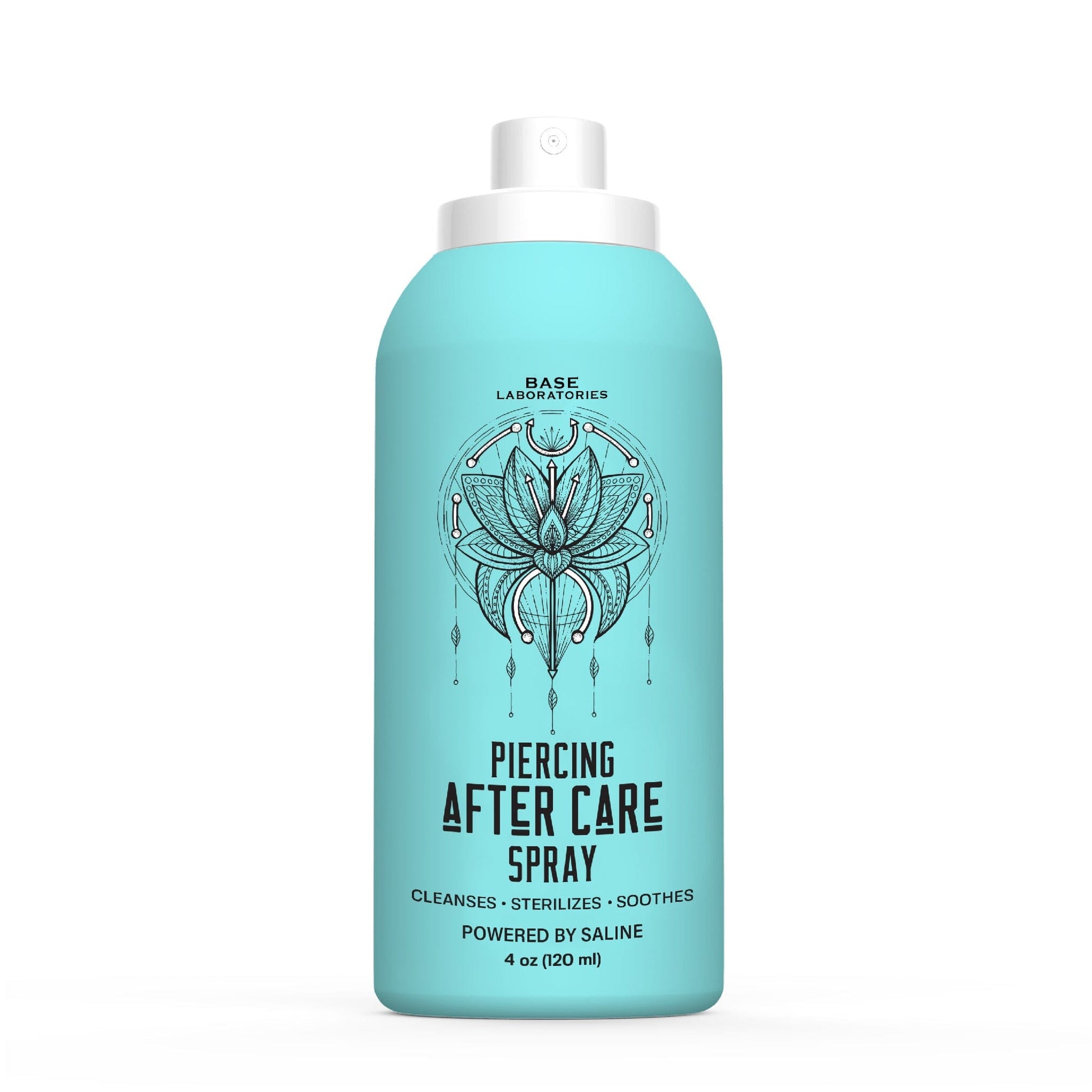 2 Pack - Piercing Aftercare Spray - Soothes & Cleanses All Piercing Types - 4oz Topical baselaboratories 