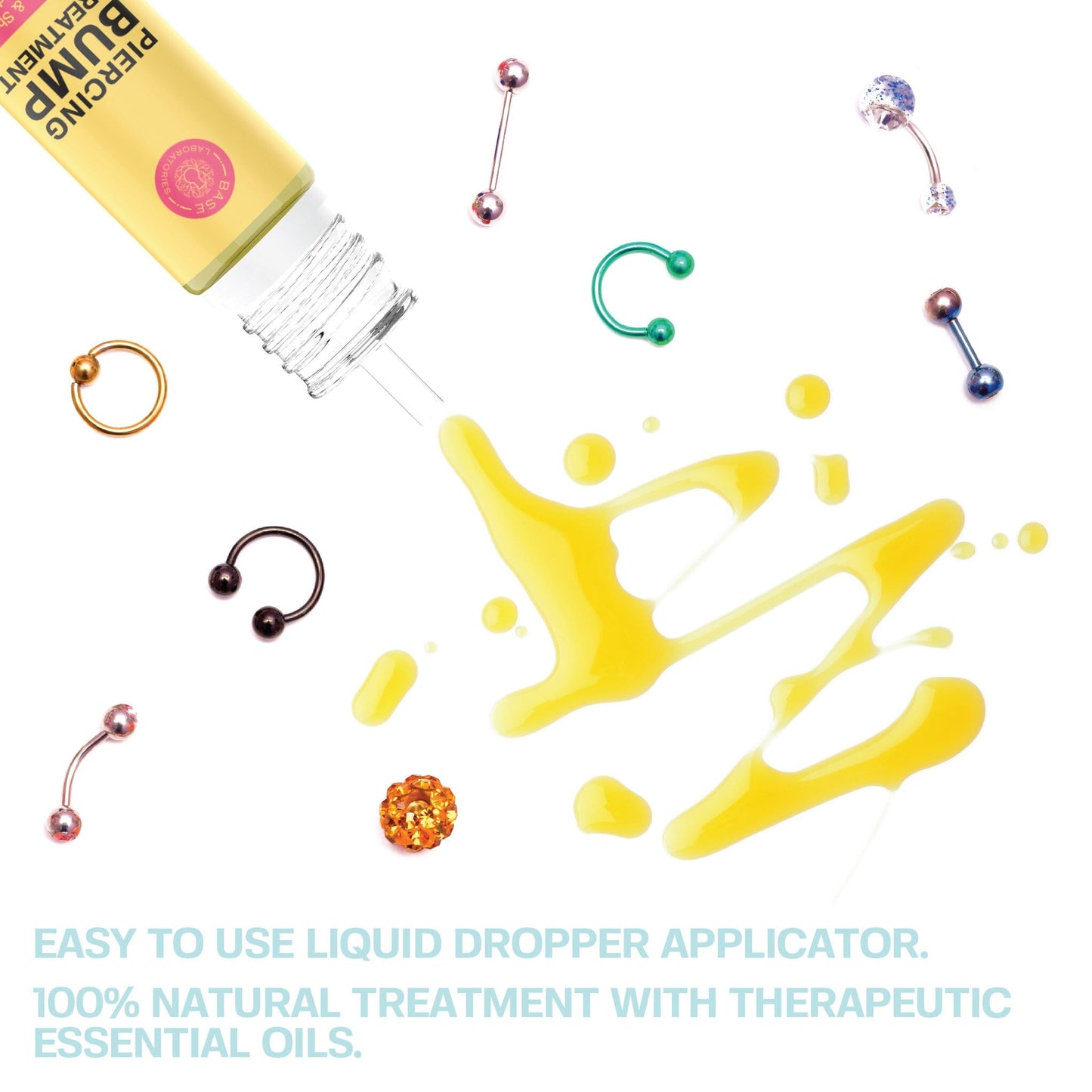 2 Pack - Piercing Bump Treatment - Bump, Keloid & Scar Relief Oil Topical baselaboratories 