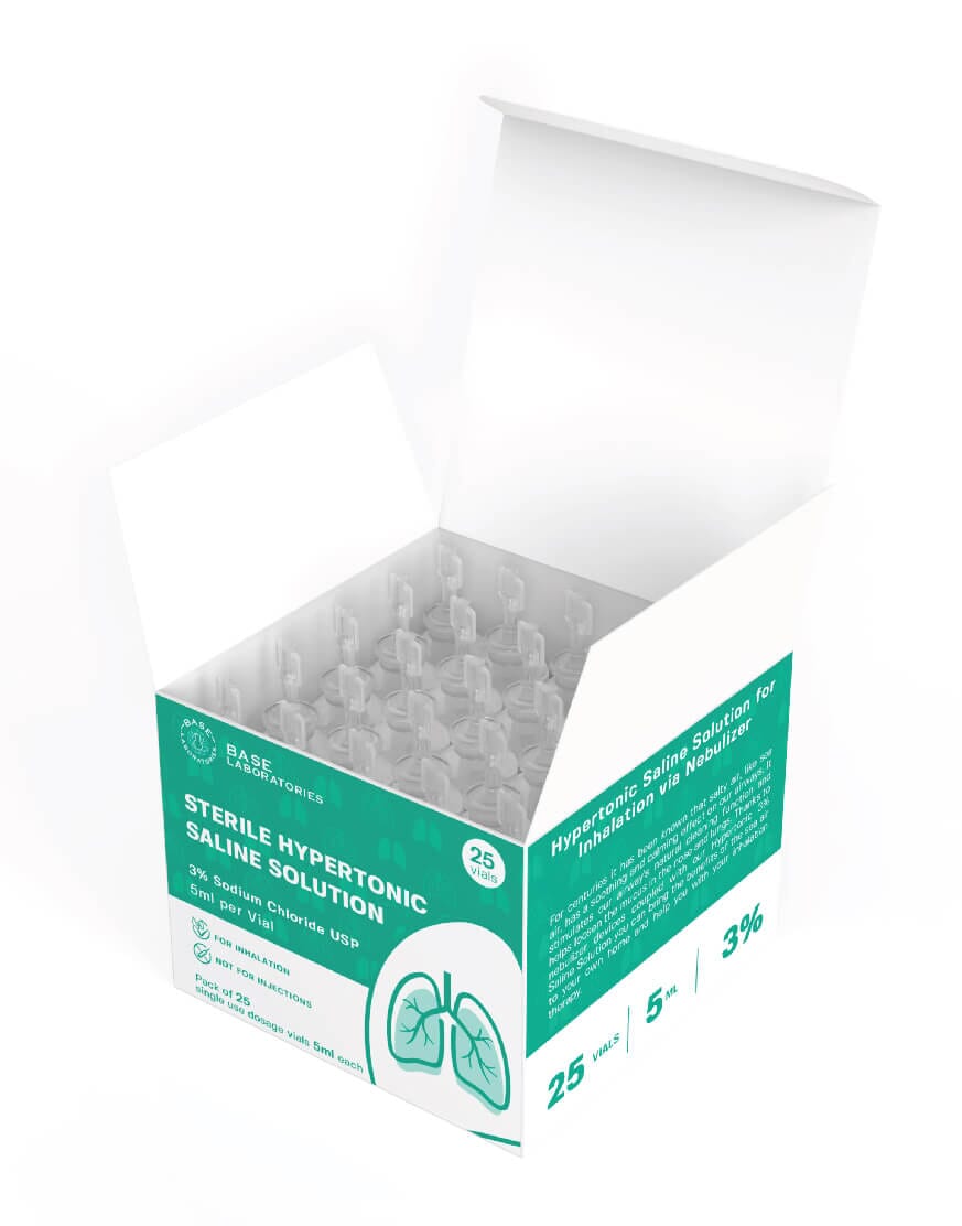 3% Saline Solution for Nebulizer Machine - Inhalation Therapy – Base ...