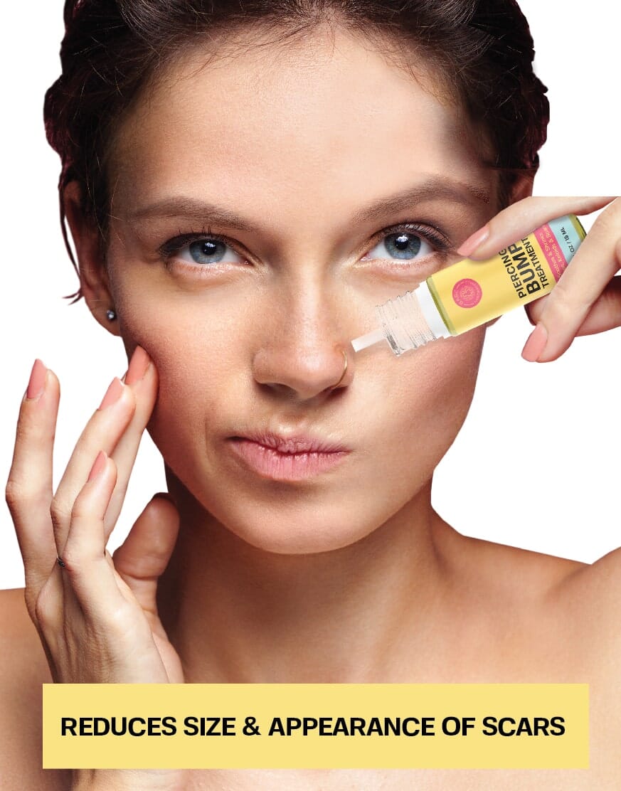 Fresh piercing with a bump problem? This kit handles both.