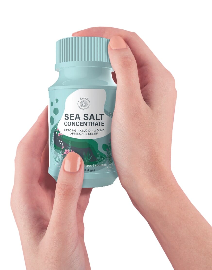 SEA SALT CONCENTRATE - PIERCING & WOUND WASH HEALING Topical baselaboratories 