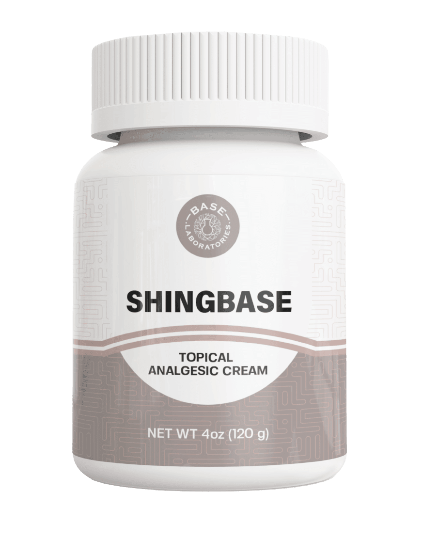 SHINGBASE SHINGLES CREAM - PAIN RELIEF LIDOCAINE CREAM Topical Base Laboratories 